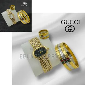 Gift-Ready: Women's Matching Watch Jewelry Set