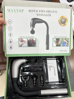 Portable Electric Back Muscle Massager With Extended Handle
