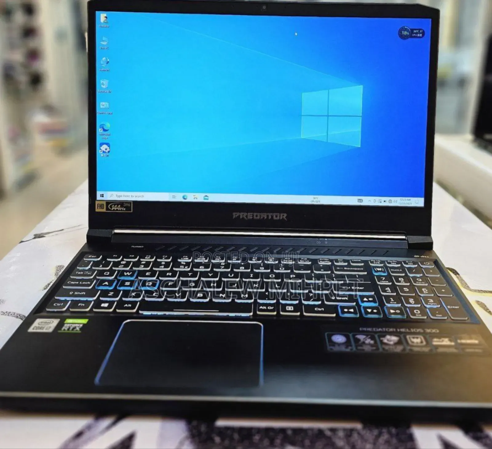 New Laptop Acer Predator Helios 300 16GB Intel Core I7 SSD 1T