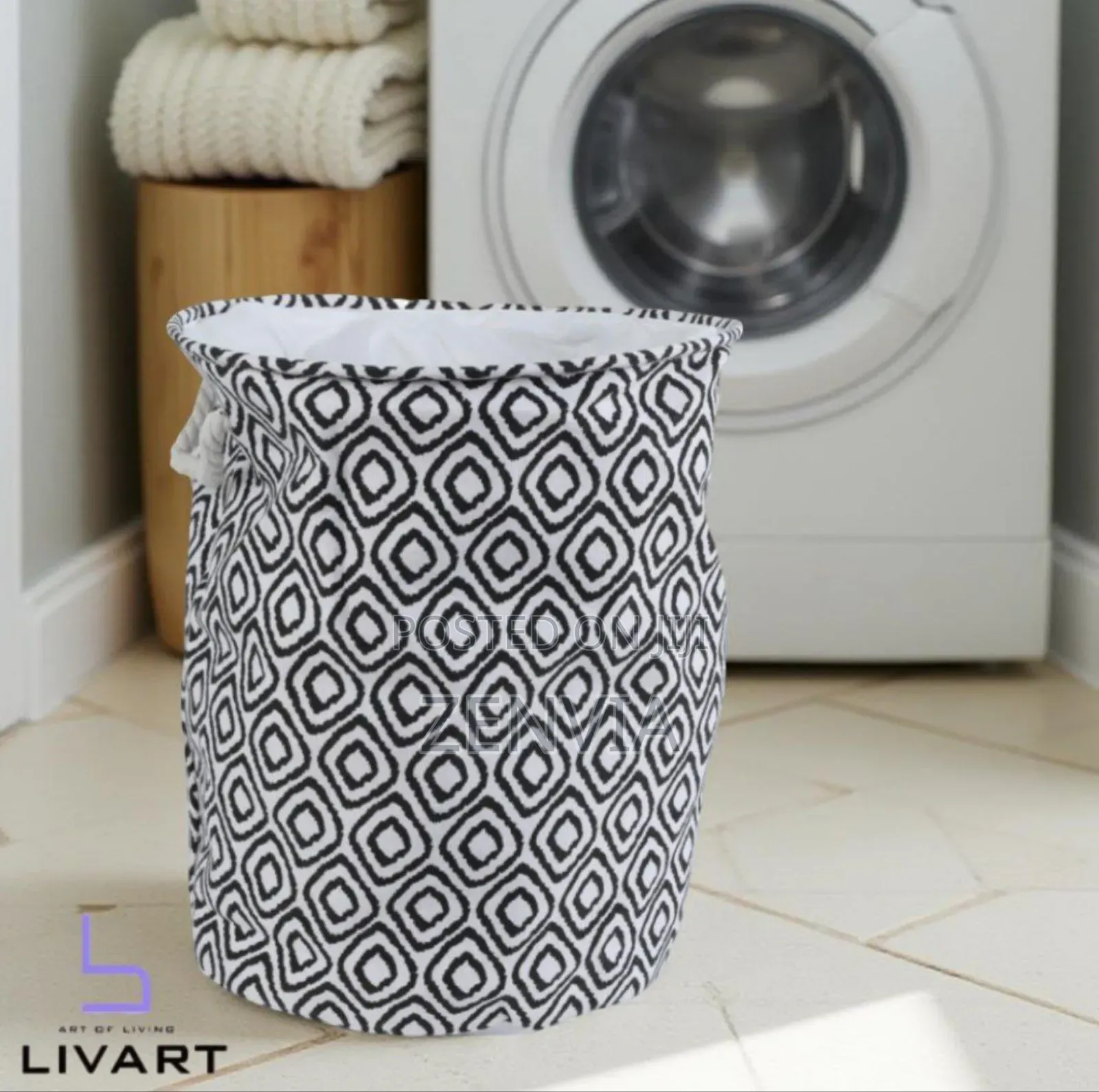 Folding Laundry Cloth Storage Box | Large| Durable | Free Delivery