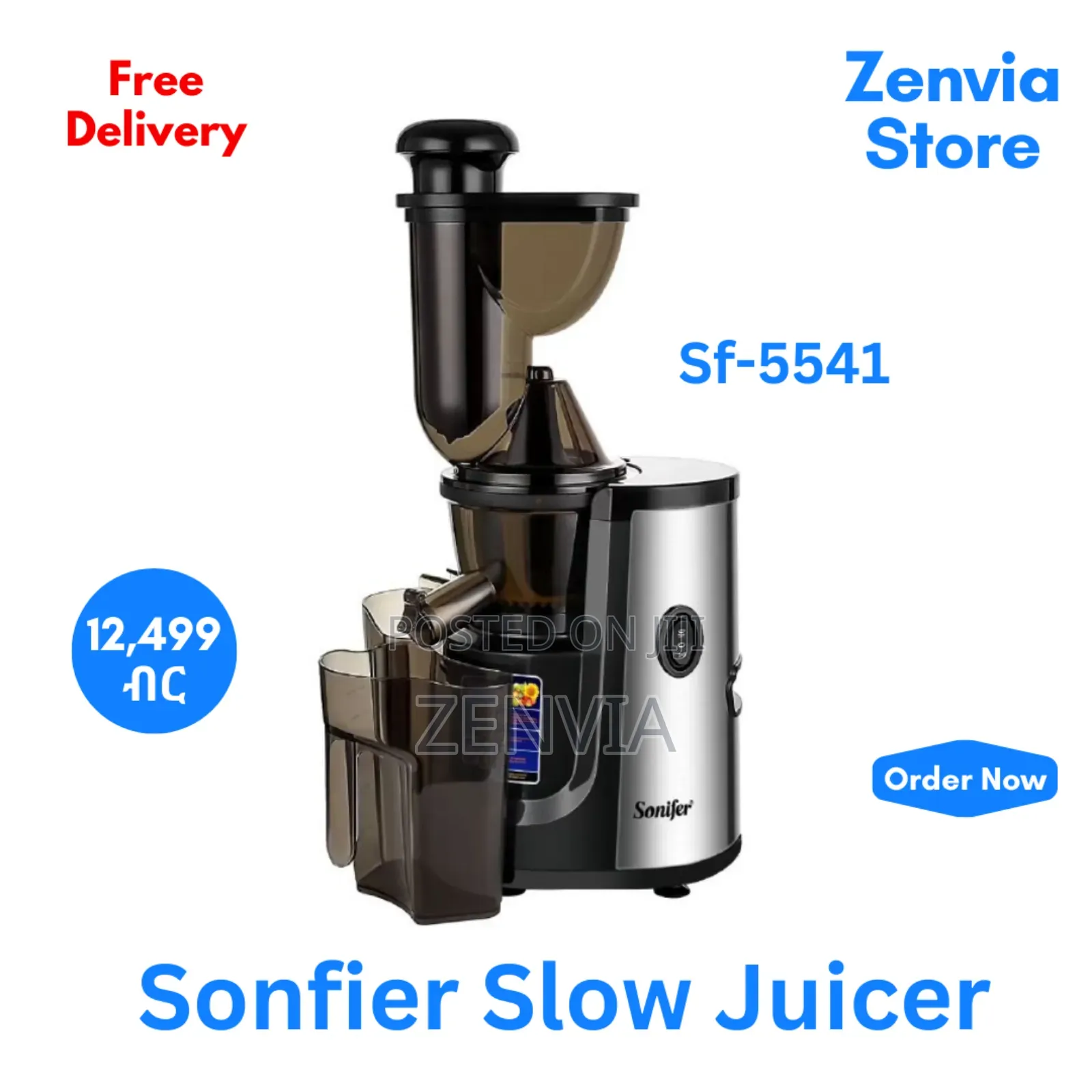 Sonifer Slow Juicer 250w | Cold Press Juicer | Free Delivery