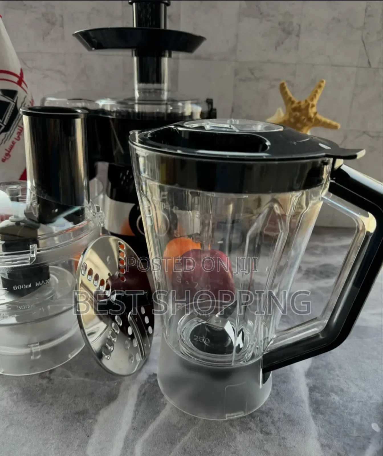 Raf 6 in 1 Food Processor Multi-Function Blender Chopper