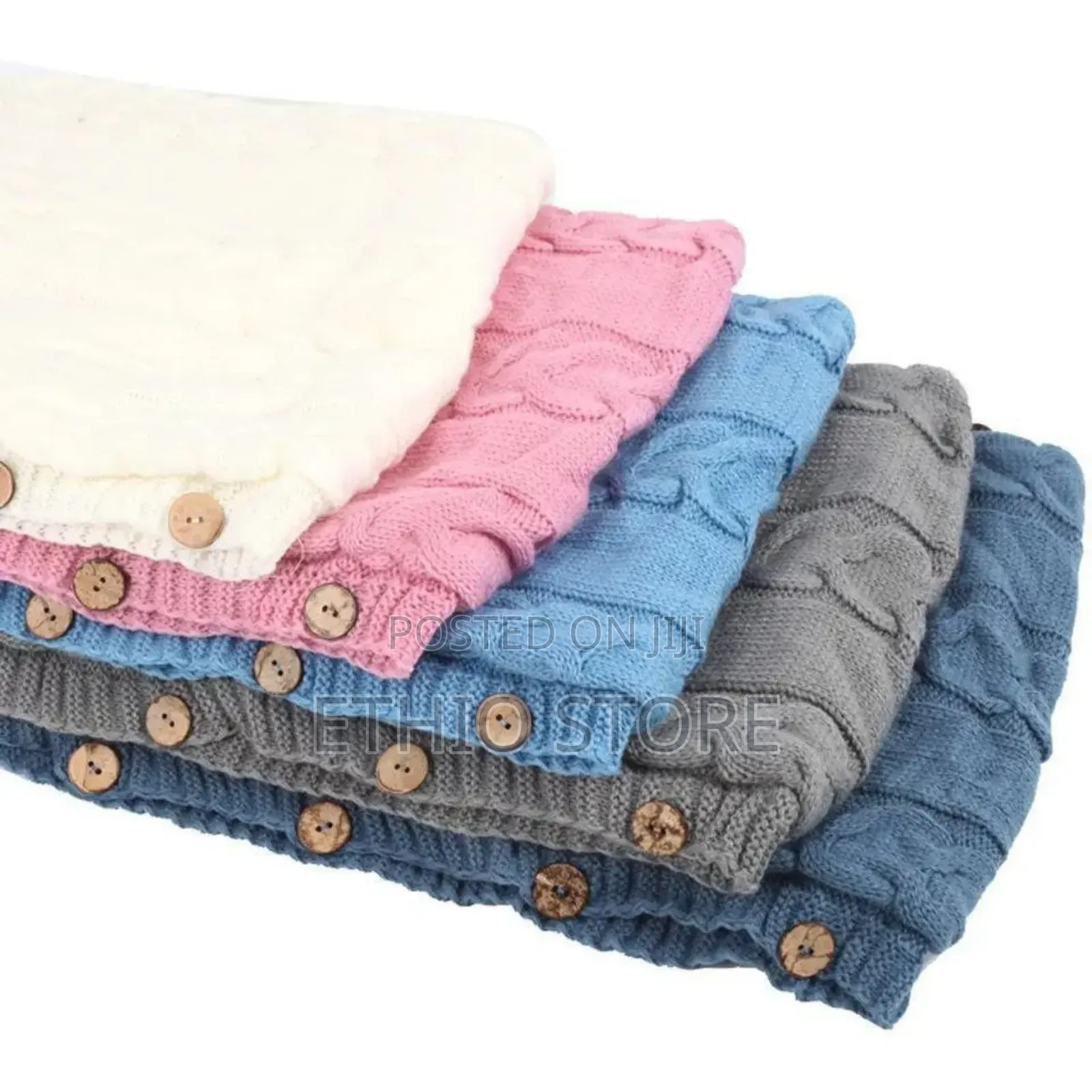 Newborn Baby Wrap Swaddle Blanket Knit Sleeping Bag