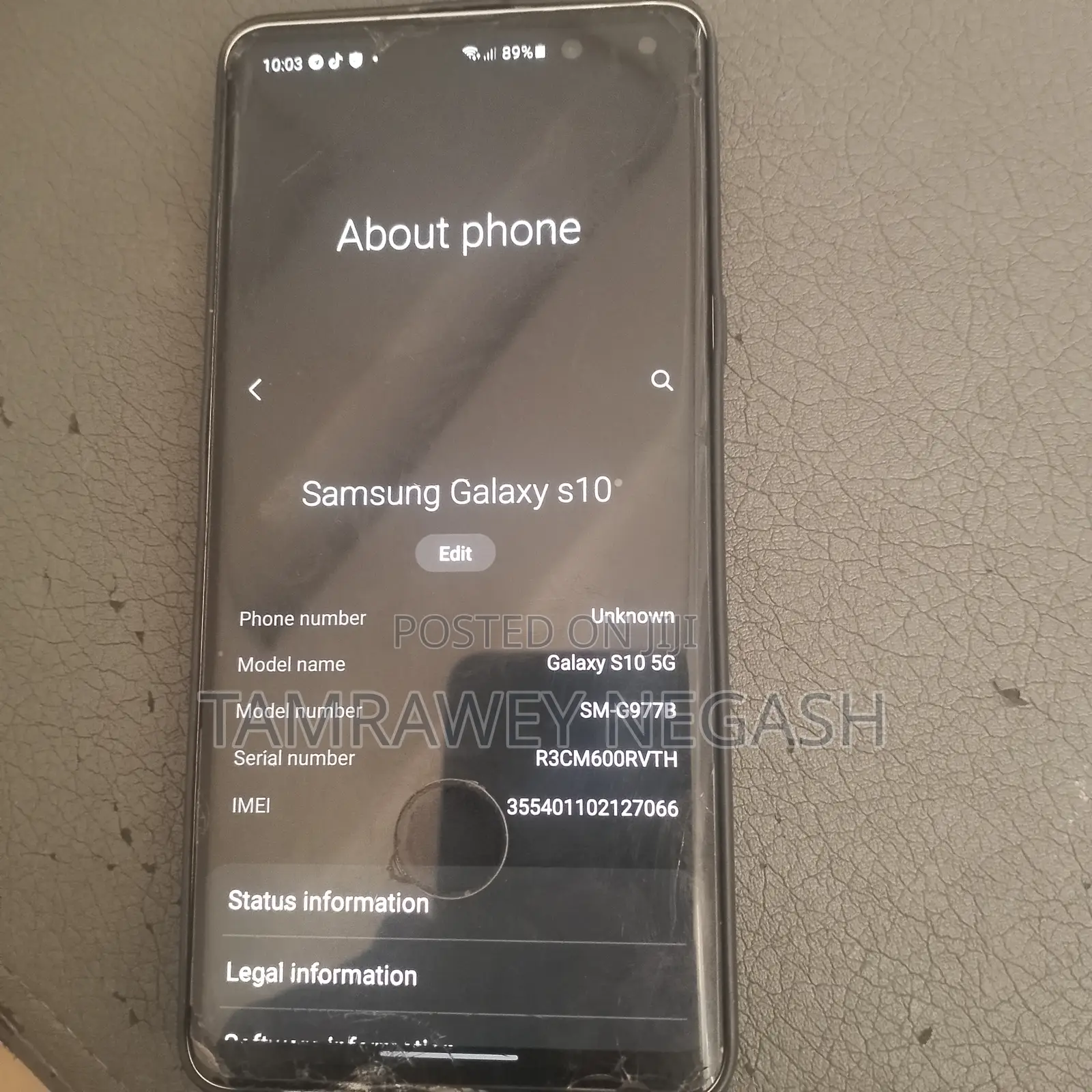 Samsung Galaxy S10 5G 256 GB Gold