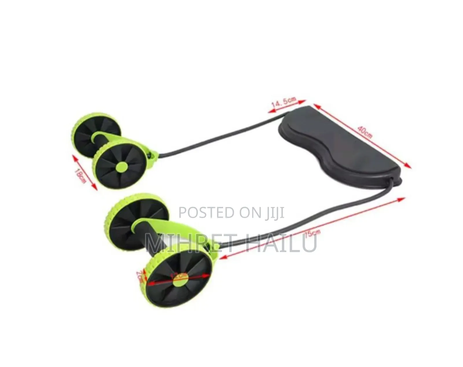 Fitness Abdominal Wheel Abdominal Fit Roller Tension Rope Home Indoor