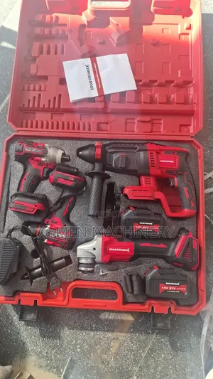 Edon 4-in-1 Combo Toolset Chargeable Grinder Drill Impact Wrench