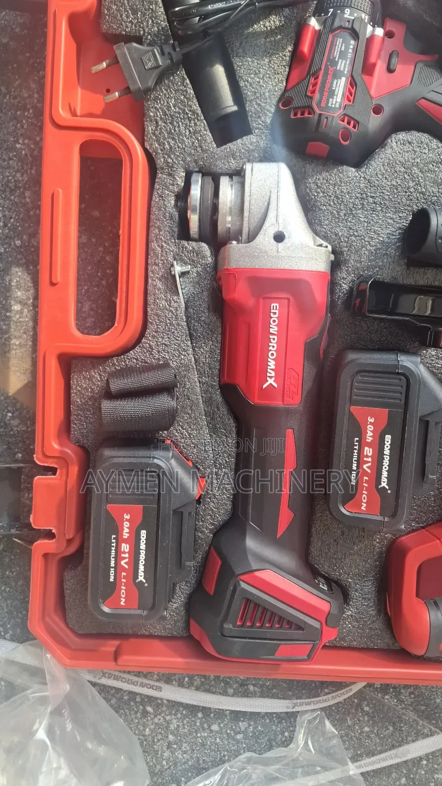 Edon 4-in-1 Combo Toolset Chargeable Grinder Drill Impact Wrench