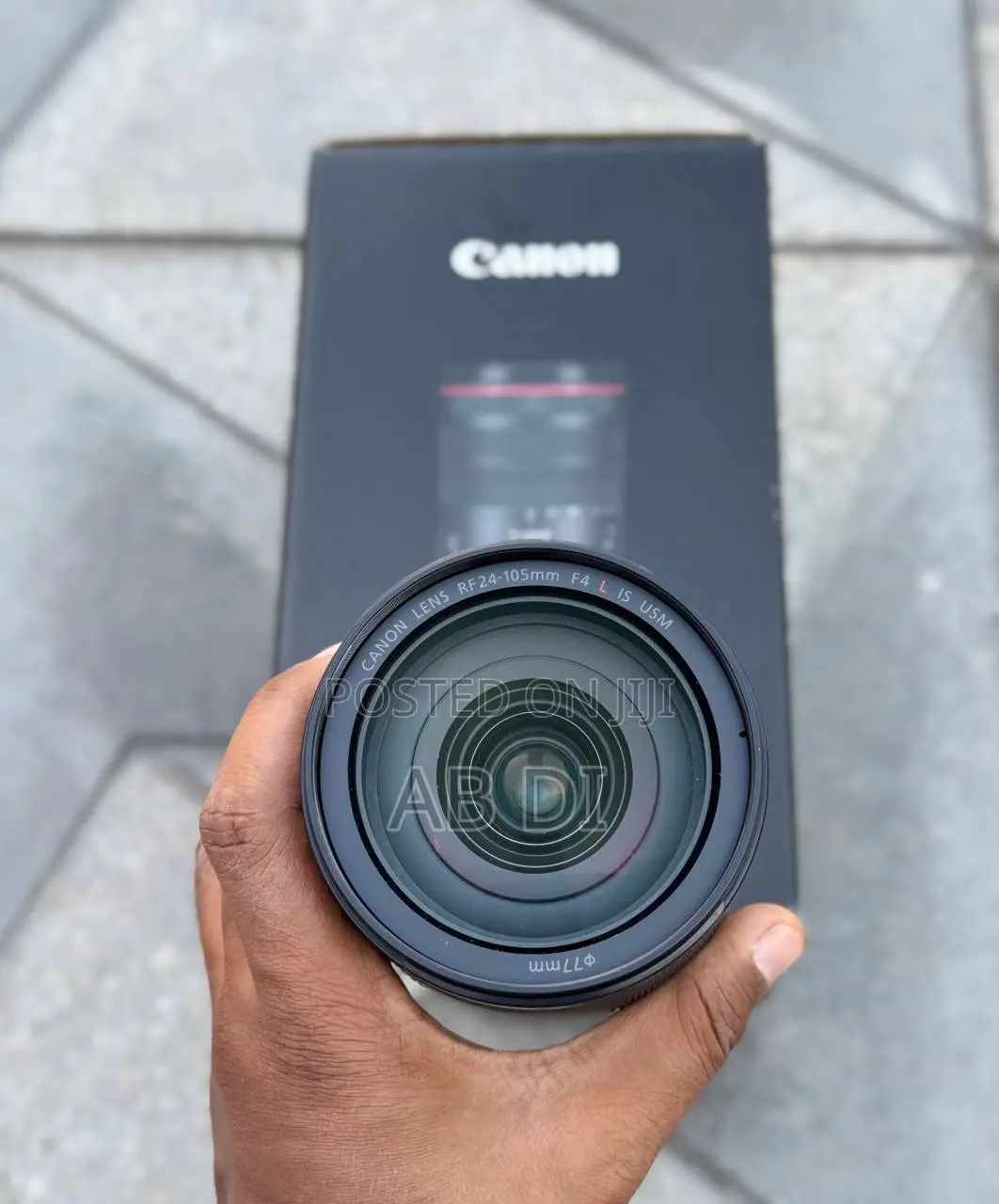 Canon Rf Lens 24-105mm Red Ring Brand New Plus Two Uv Filter