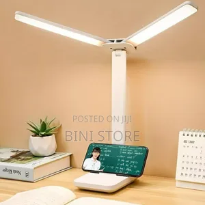 Photo - 1pc Led Double Head Portable Desk Lamp