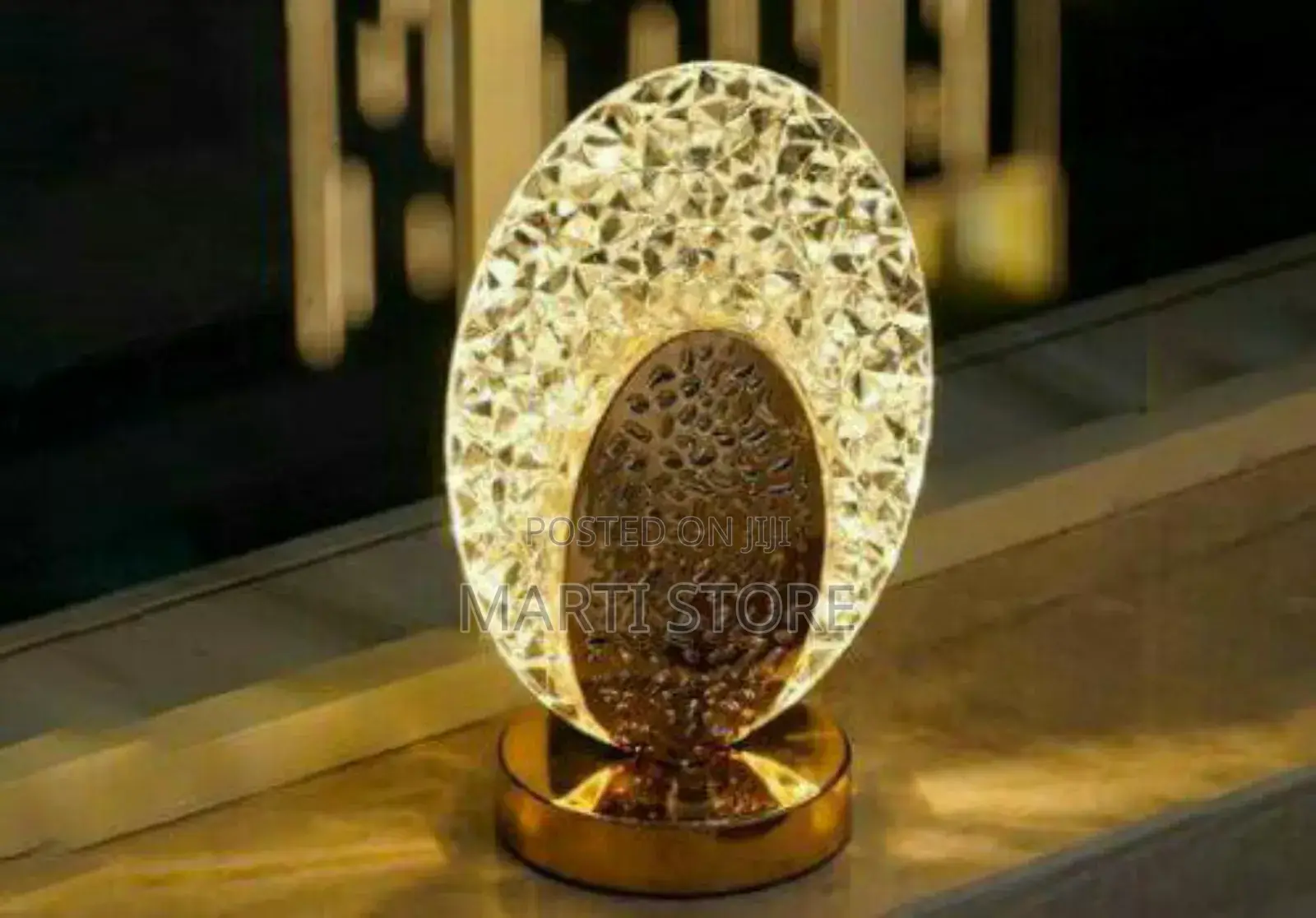 Led Crystal Table Lamp