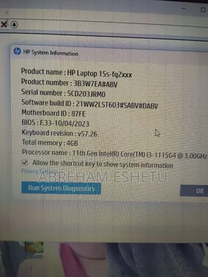 Laptop HP 15 4GB Intel Core I3 SSD 256GB