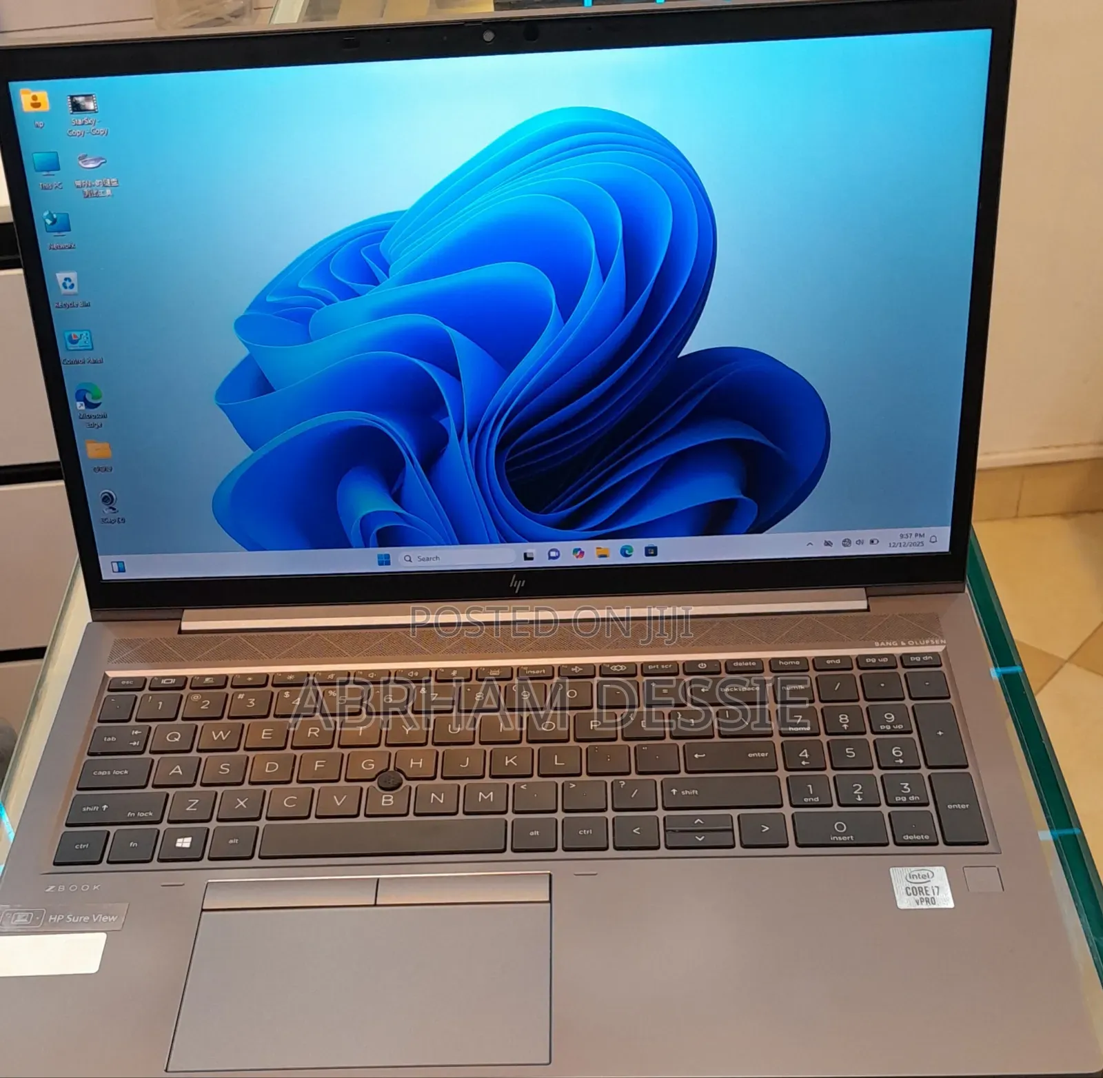 New Laptop HP 16GB Intel Core I7 SSD 512GB