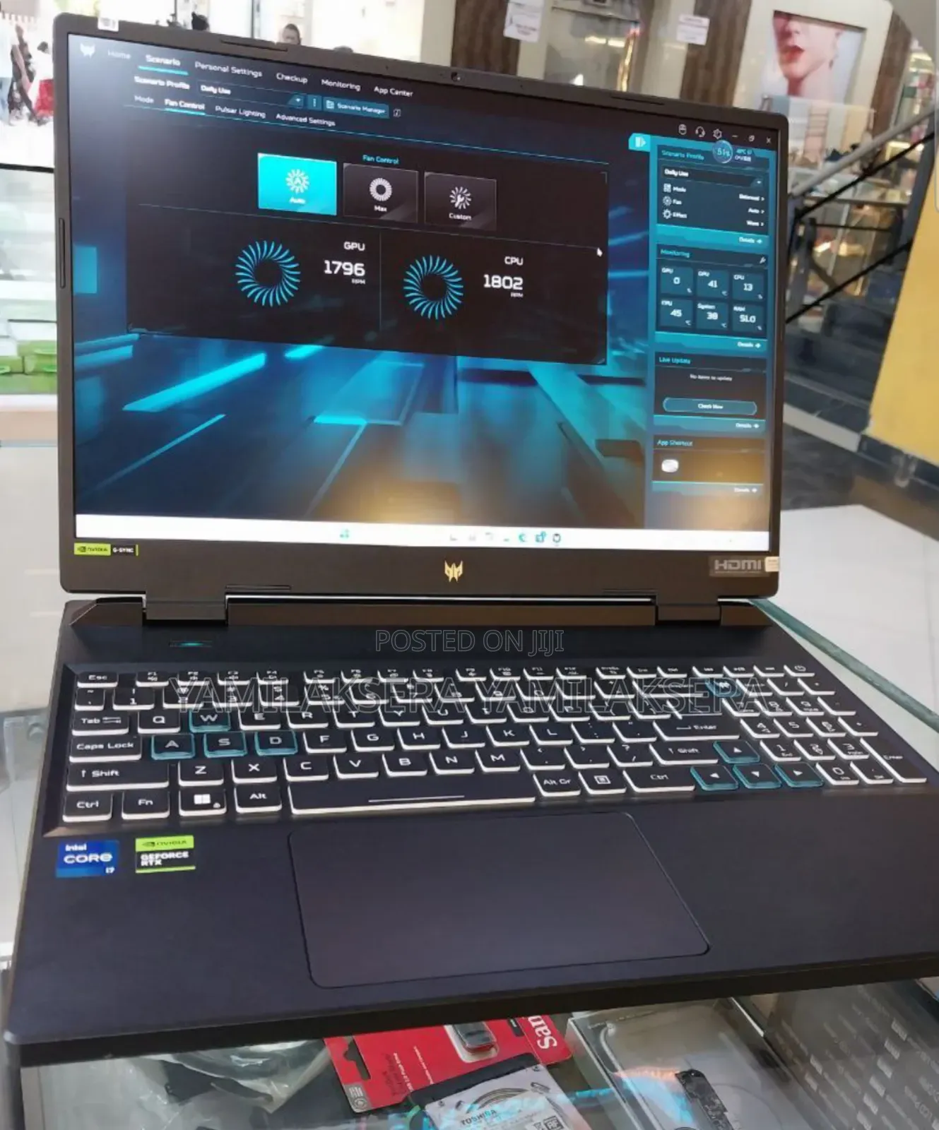 New Laptop Acer Predator Helios 300 16GB Intel Core I7 SSD 512GB