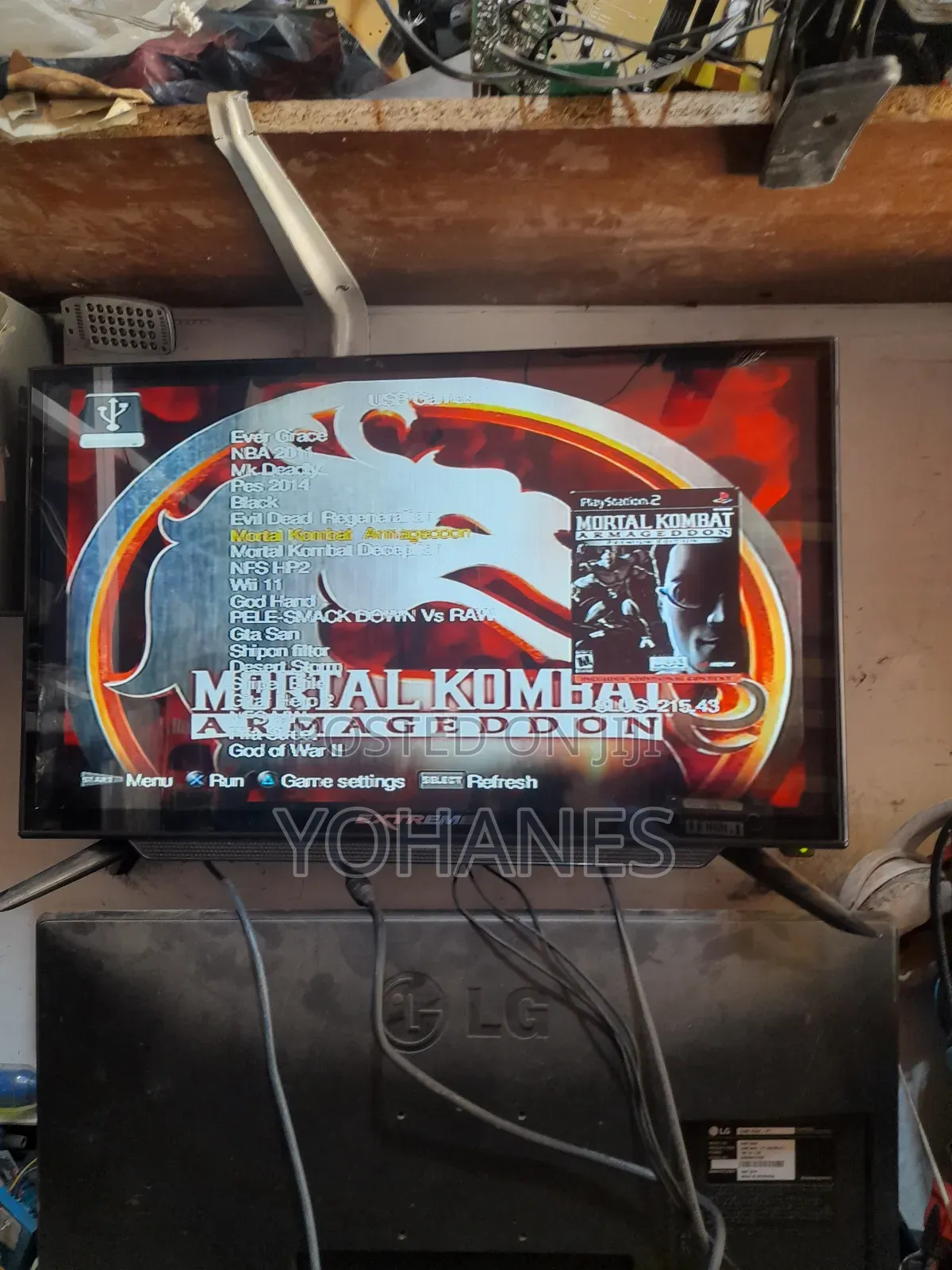 Ps2 Orginial With 1tb HDD and 36 Games Installed