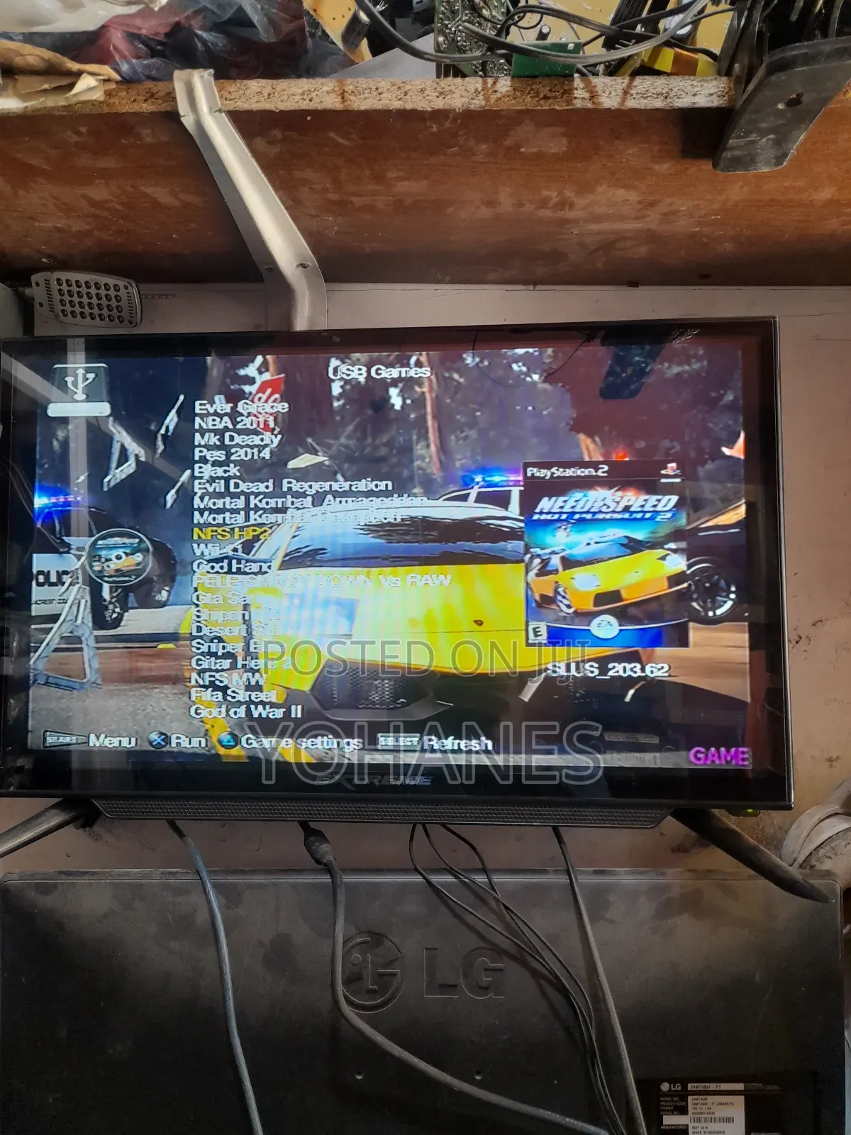 Ps2 Orginial With 1tb HDD and 36 Games Installed