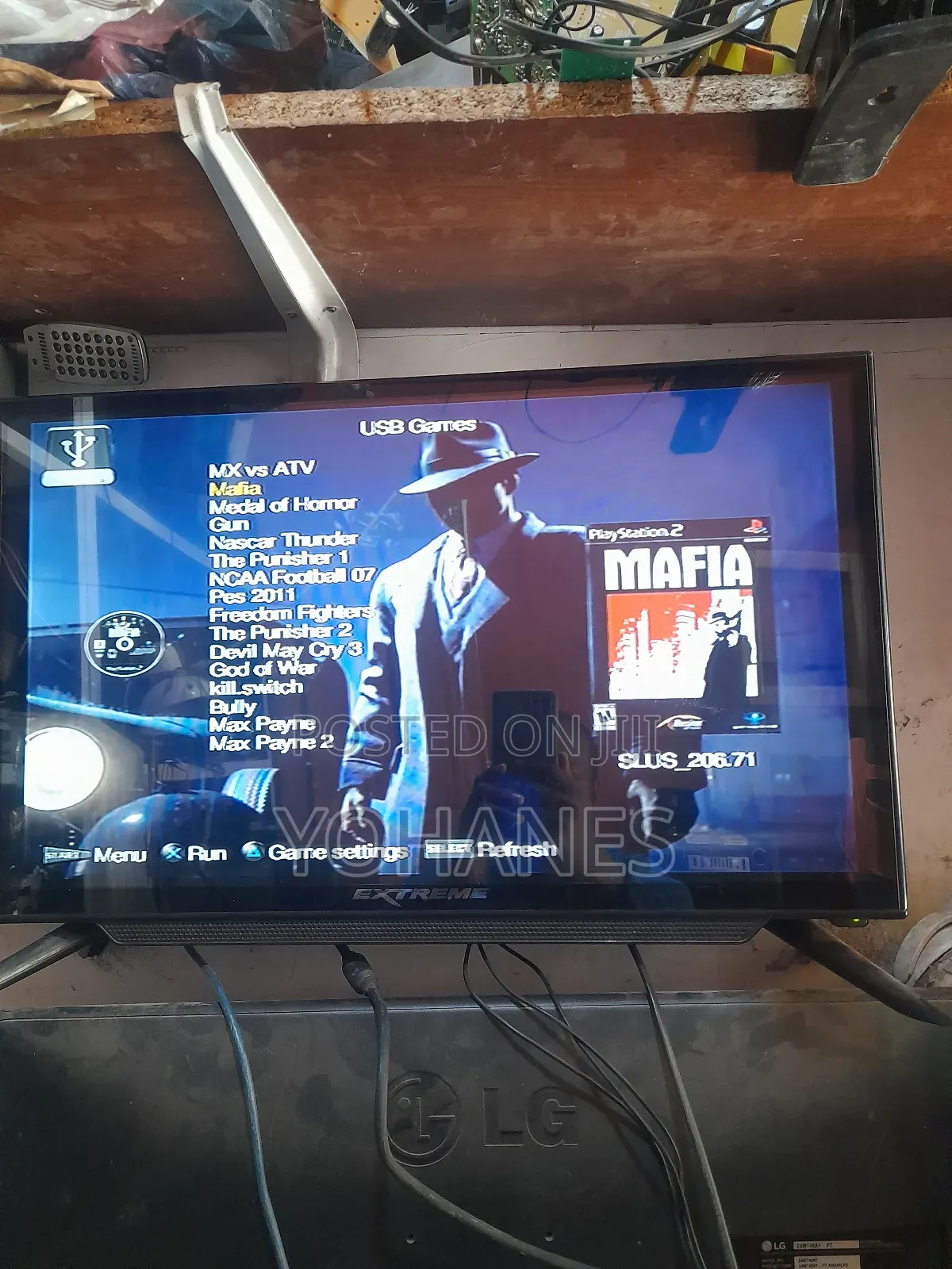 Ps2 Orginial With 1tb HDD and 36 Games Installed