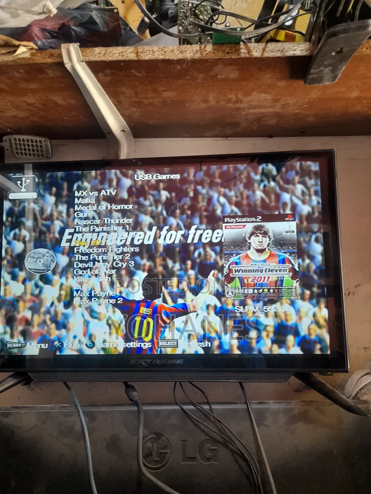 Ps2 Orginial With 1tb HDD and 36 Games Installed