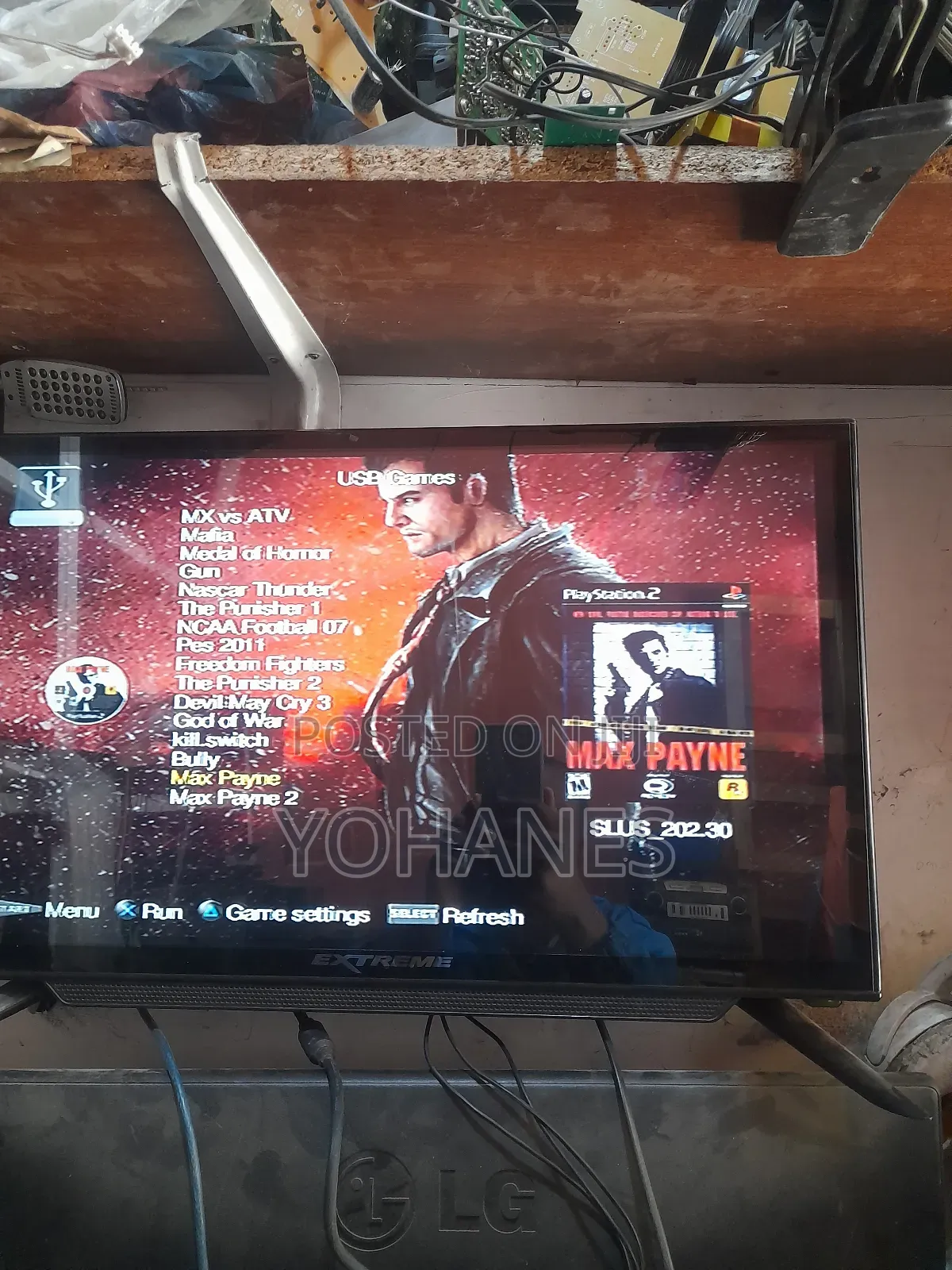 Ps2 Orginial With 1tb HDD and 36 Games Installed