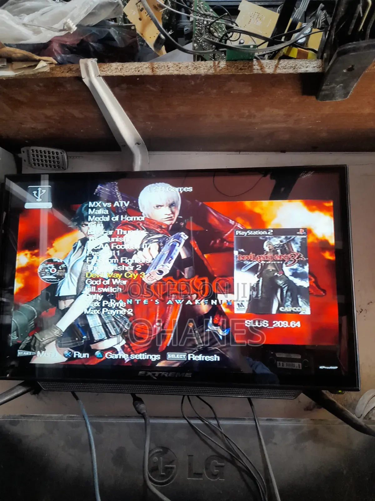 Ps2 Orginial With 1tb HDD and 36 Games Installed