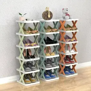 Six Layer Folding Shoe Rack