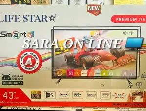 ●Life Star 43" Uhd Smart Android 14.0 •Tv New Model• ☆Free Delivery☆