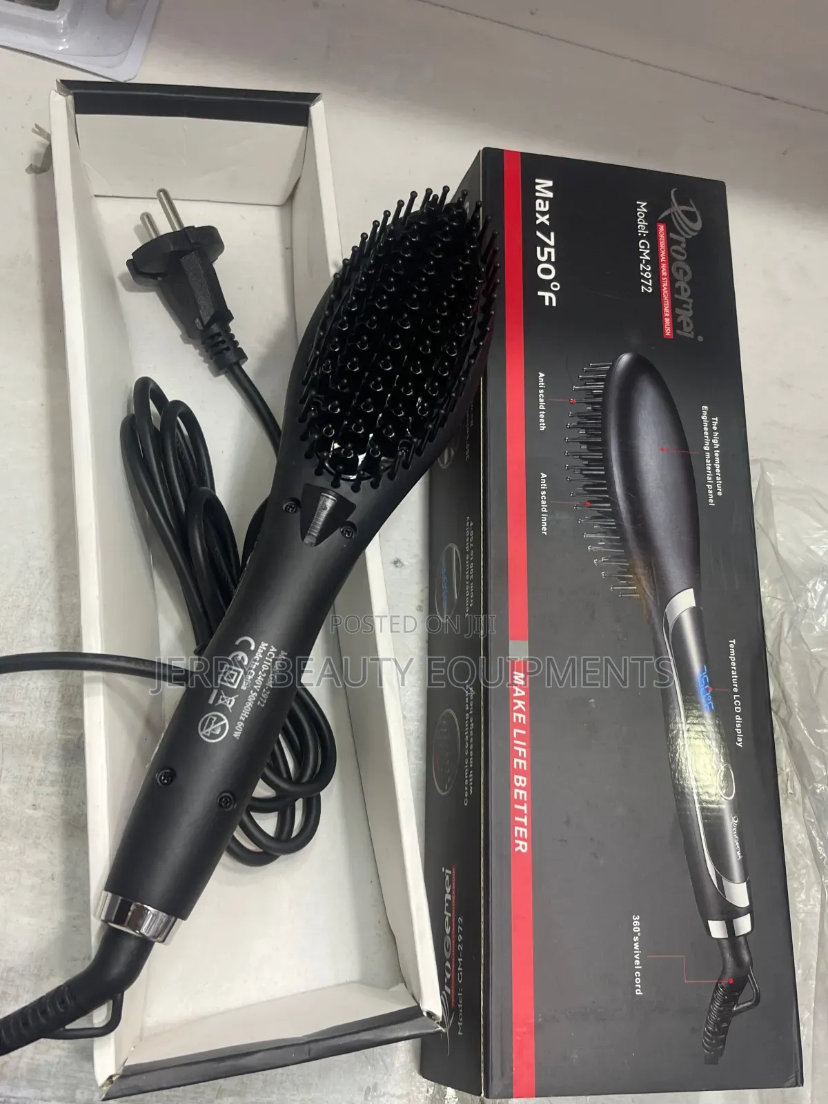 Progemei Hair Straightener Brush