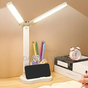 Photo - 1pc Led Double Head Portable Desk Lamp