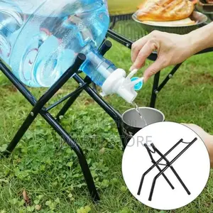 Foldable Water Bottle Stand With Dispenser