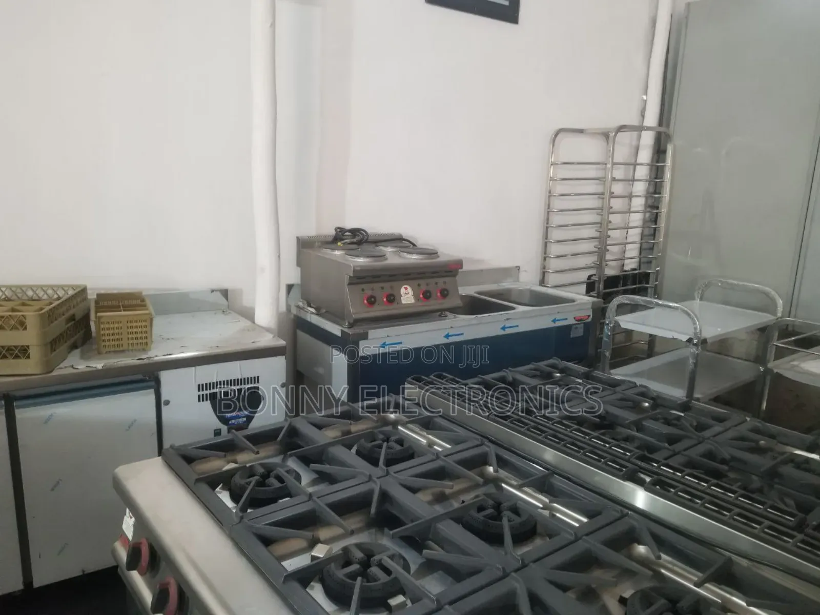 Premium Commercial Electric Range Built in Oven- 4 Burner Hot Plates