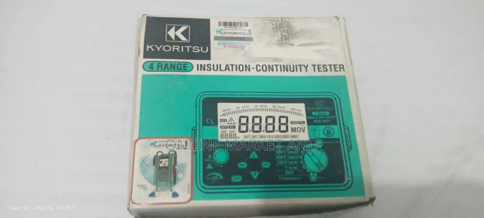 Kyoritsu Kew 3021 Digital Insulation/Continuity Tester.