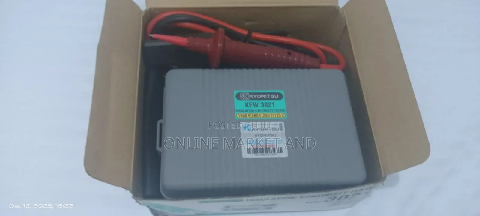Kyoritsu Kew 3021 Digital Insulation/Continuity Tester.