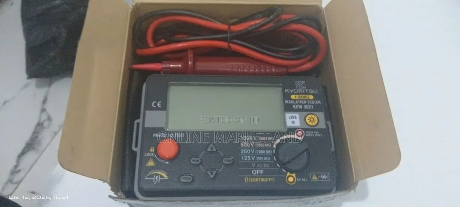 Kyoritsu Kew 3021 Digital Insulation/Continuity Tester.