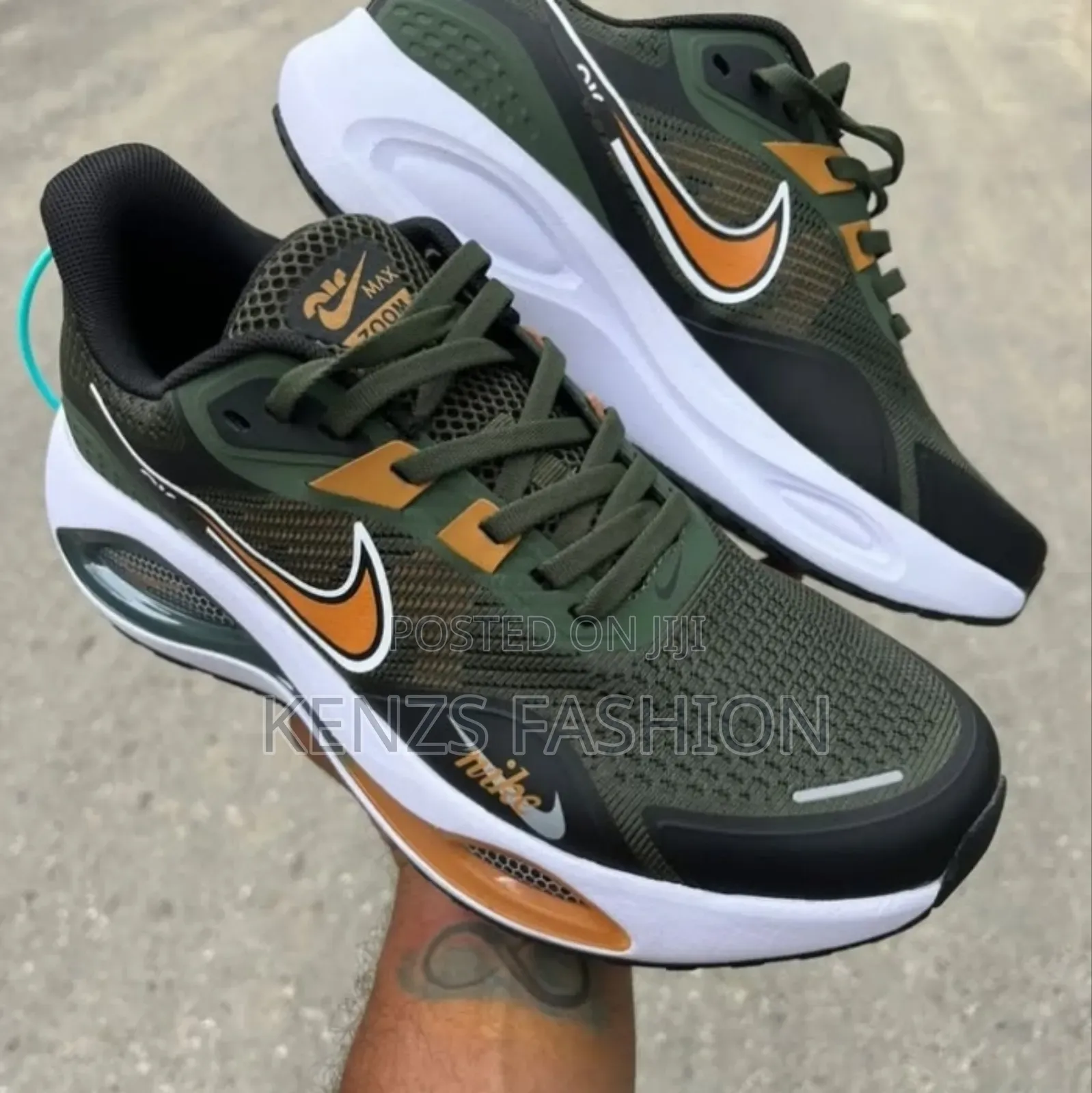 New Arrival! Original Nike Air Max Green Color