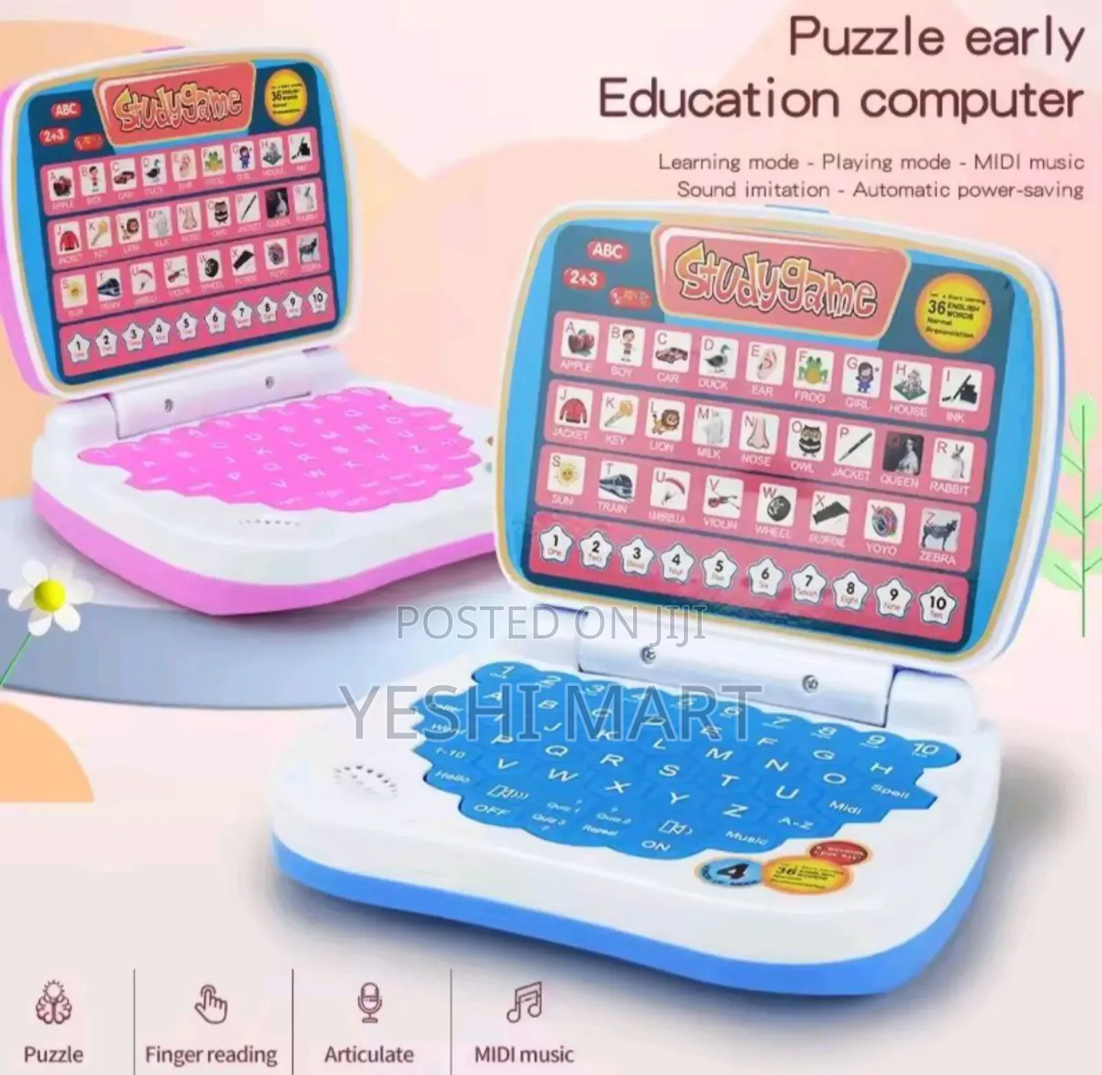 English Learning Small Laptop Toy for Children Kids Boy and Girl Comp