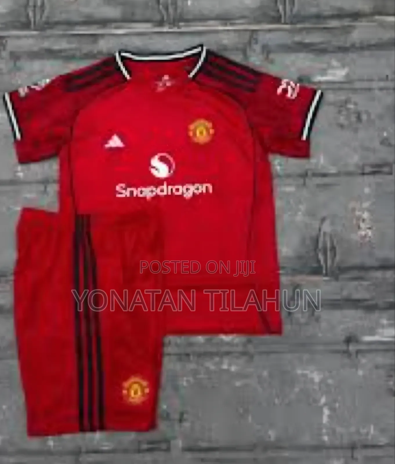 Kids Manchester United 25/26 Home Kit