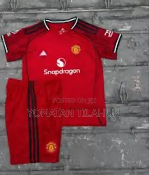 Kids Manchester United 25/26 Home Kit