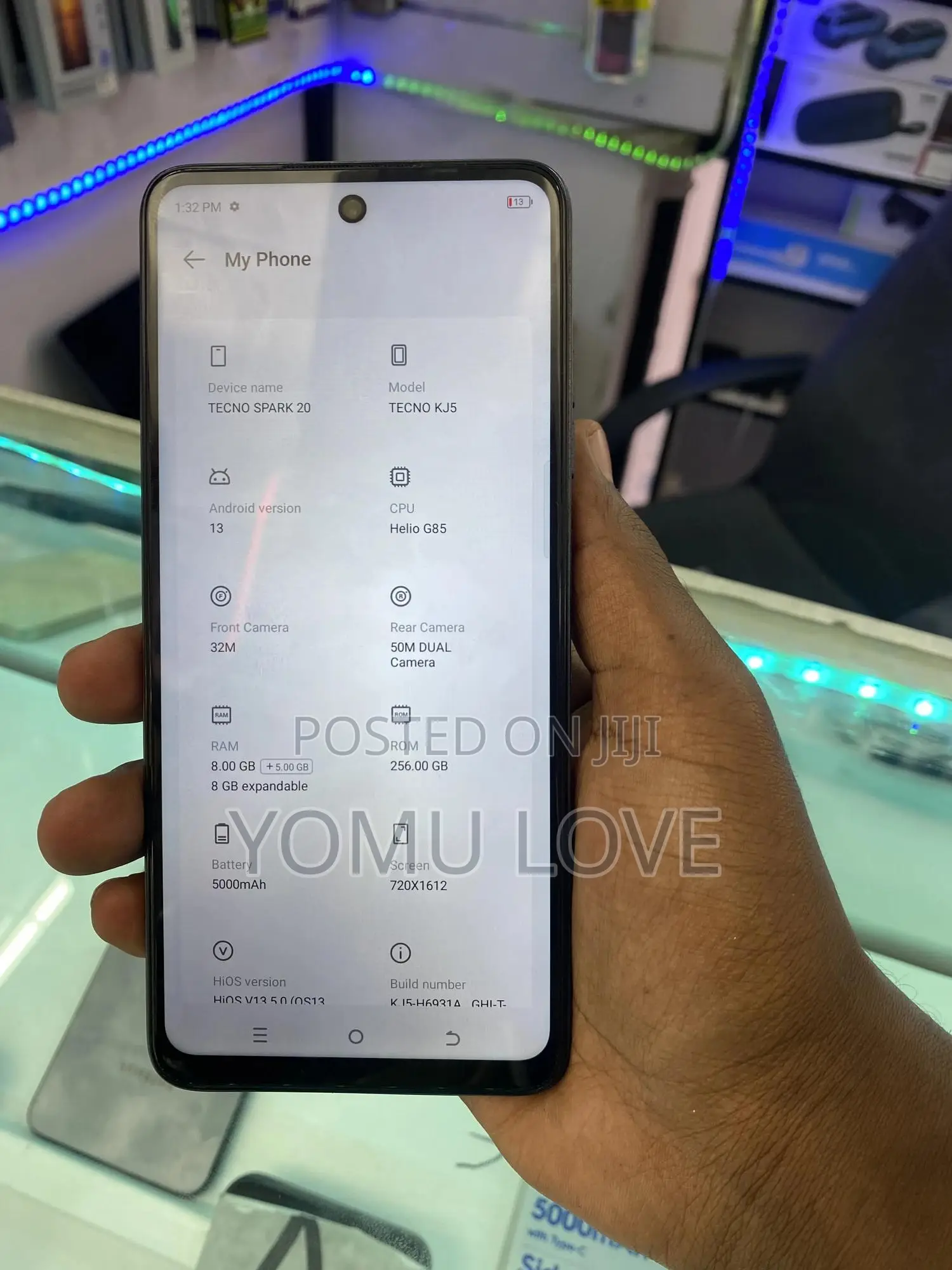 Tecno Spark 20 256 GB Blue