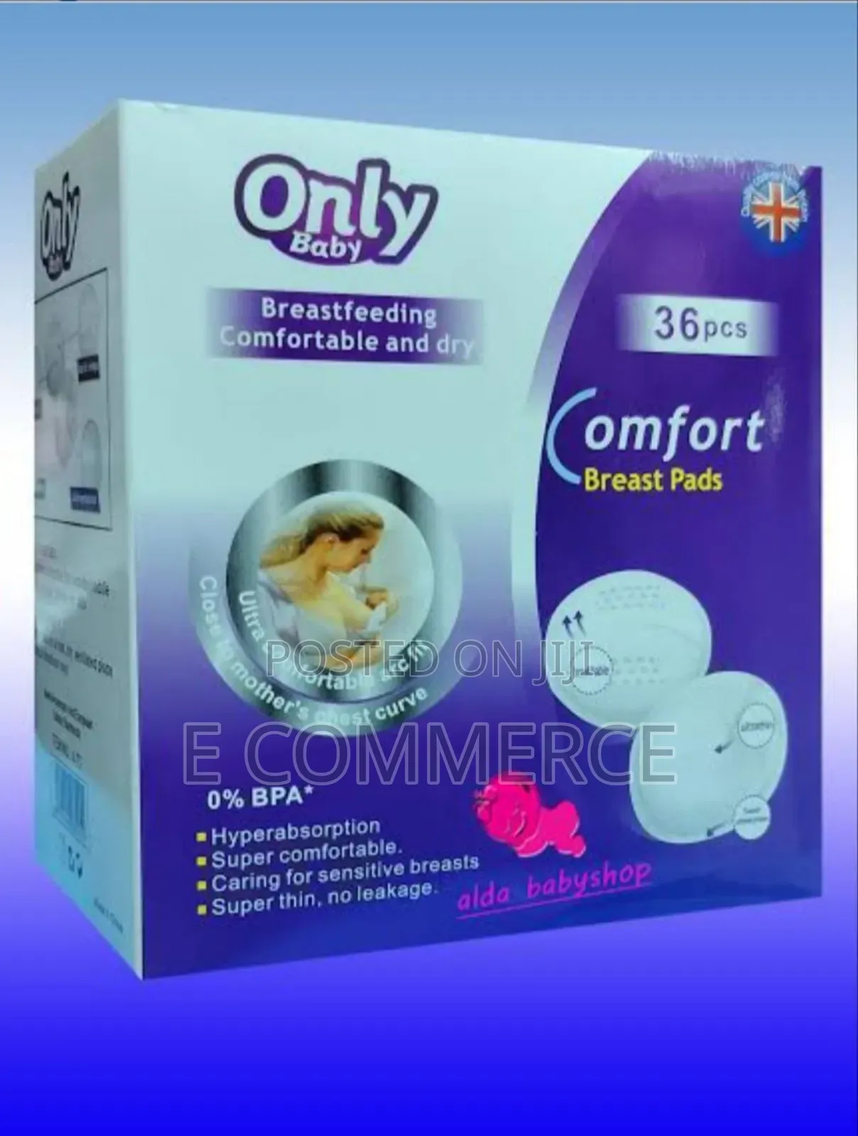 36 Pc Only Baby 36 Pc Breast Pads