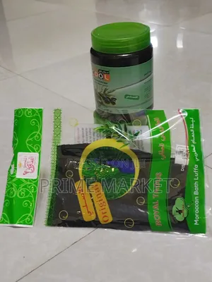 Photo - Orginal Moroccan Bath Soap(Silky Cool Olive Oil) Exfoliating Glove