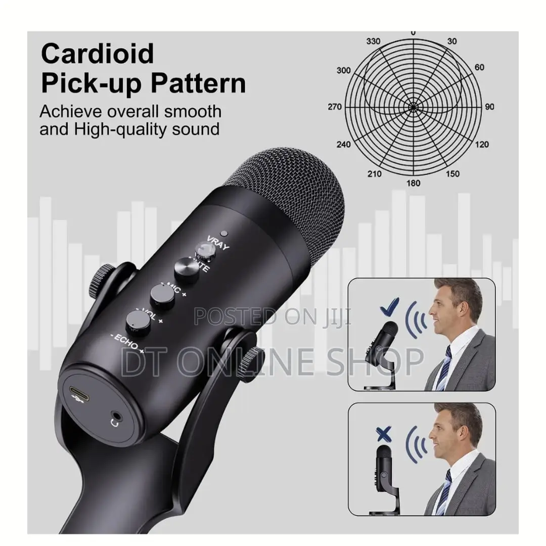 Jmary Mc-pw8 Condenser Streaming Usb Microphone