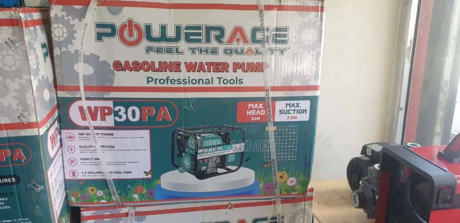 Powerage Hagh Qualty Gasoline Waterpump