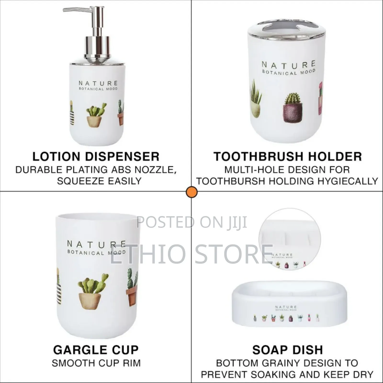 Bathroom Supplies Set of 6