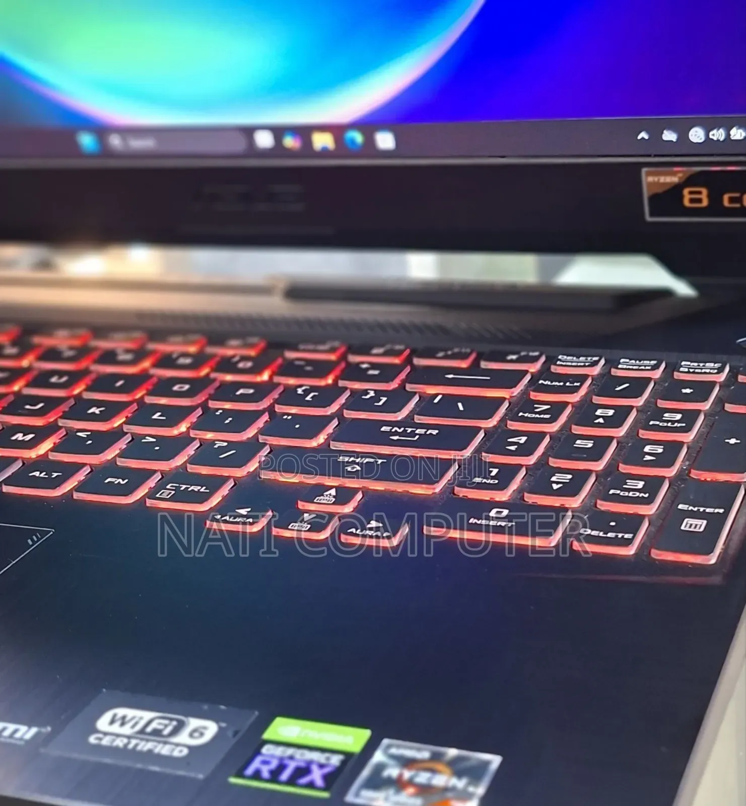 New Laptop Asus TUF Gaming A15 16GB AMD Ryzen 7 SSD 512GB