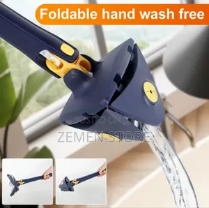 360° Rotating Self Squeeze Mop እጅ ንኪኪ የሌለው መወልወያ