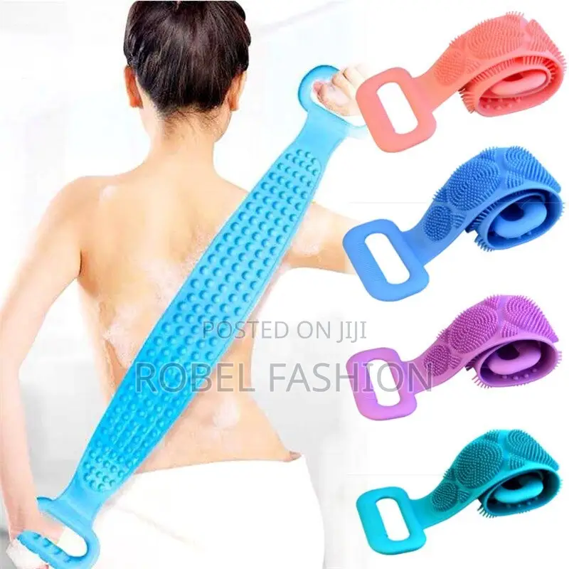 Silicone Back Scrubber የጀርባ መታሻ Bath Brush Shower Body Scrubber