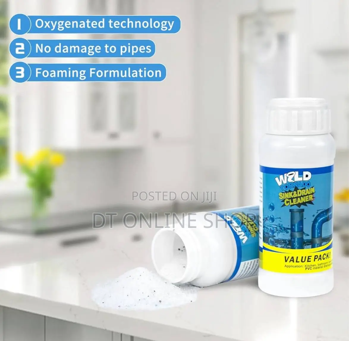 Wild Tornado Sink and Drain Cleaner