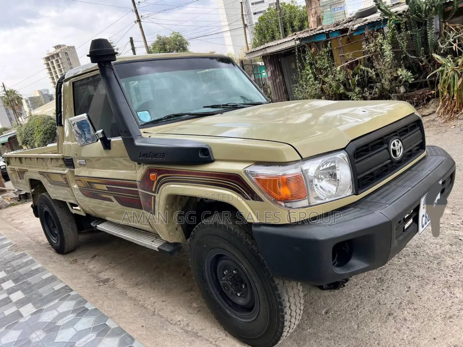 Toyota Land Cruiser 2002 Gold