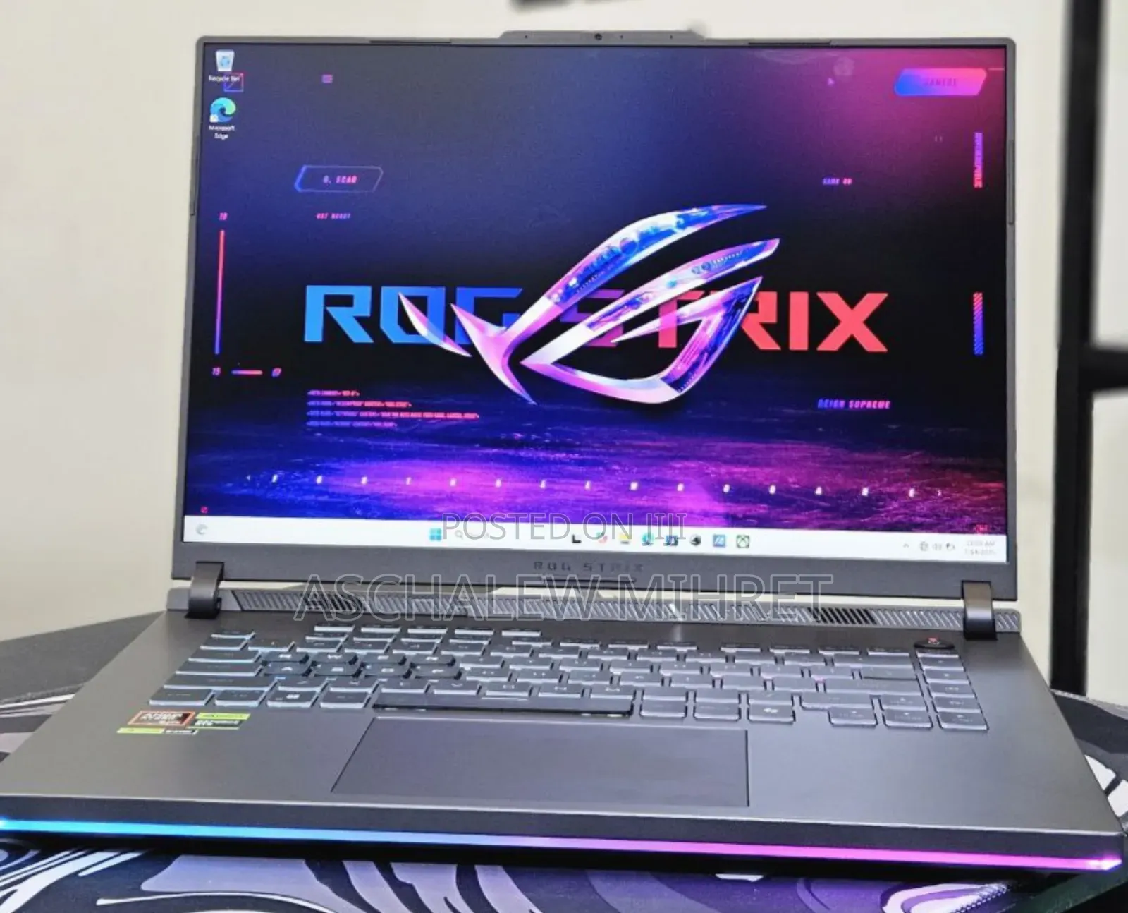 New Laptop Asus ROG Strix G16 G614 16GB AMD Ryzen 9 SSD 1T