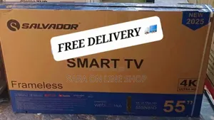 Salvador 55"Inch Frameless Smart Tv *New Model *Free Delivery