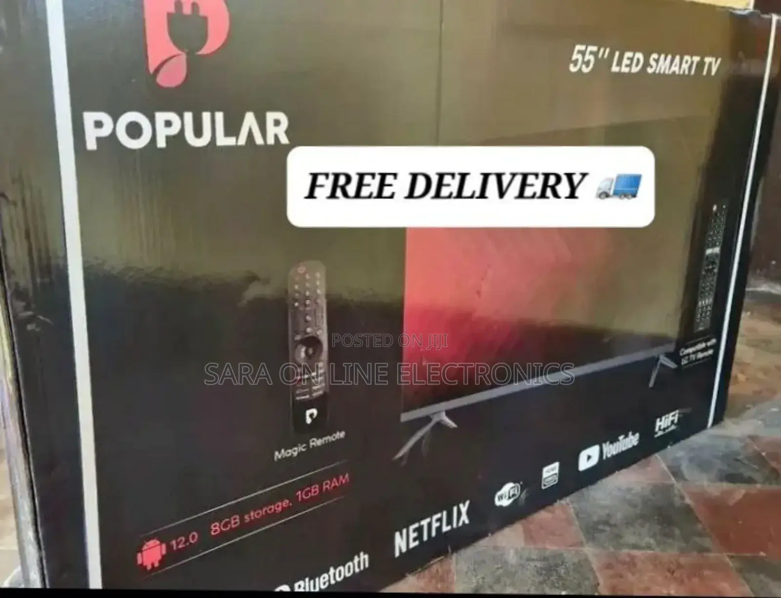 Popular 55" Led Smart Tv Double Screen >New2025 >10year Warranty